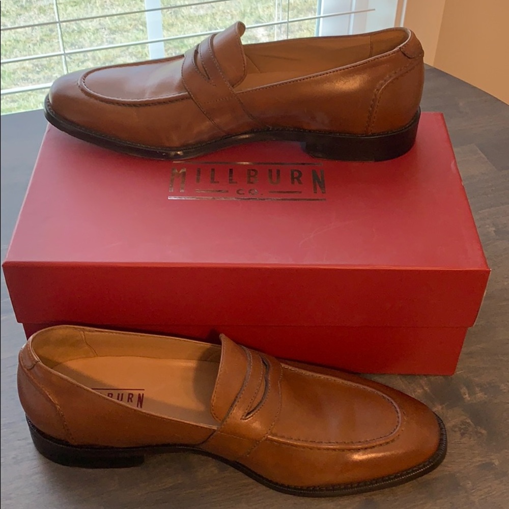 Millburn  Leather Penny Loafers